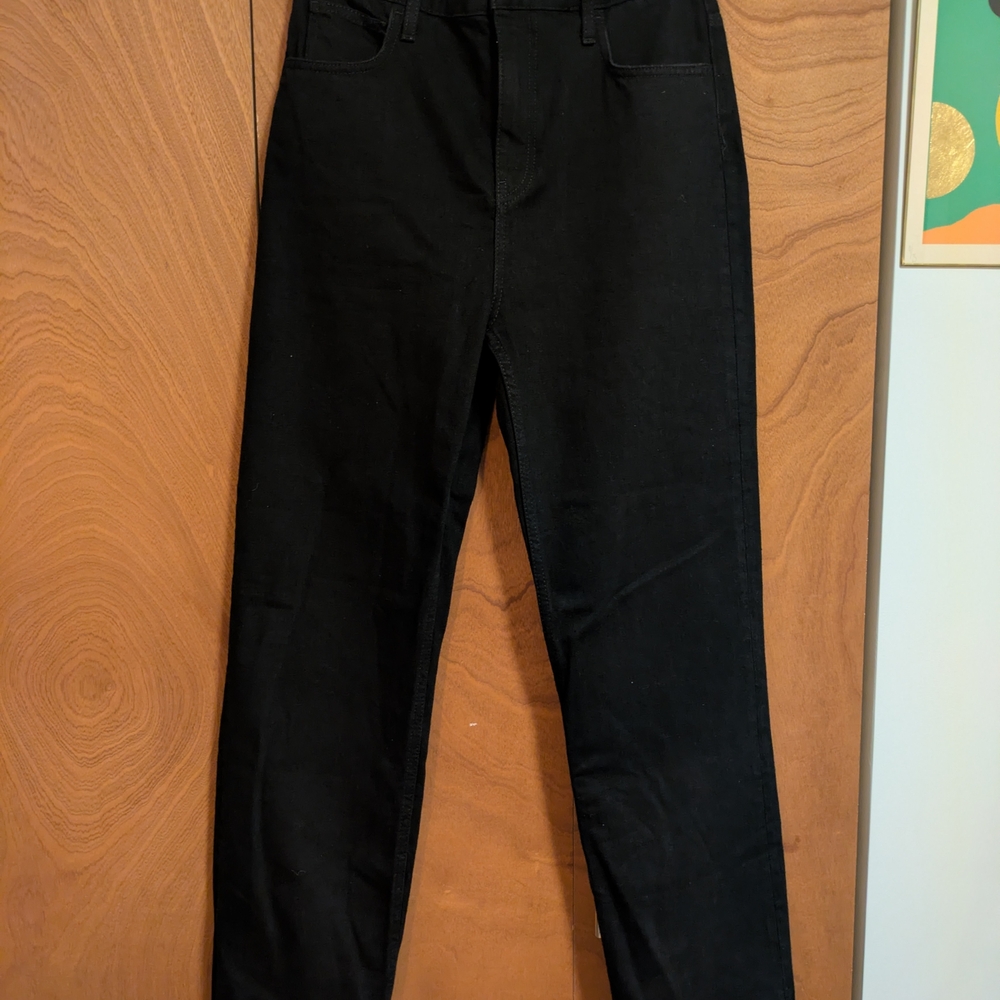 Zara Black Straight Leg Jeans